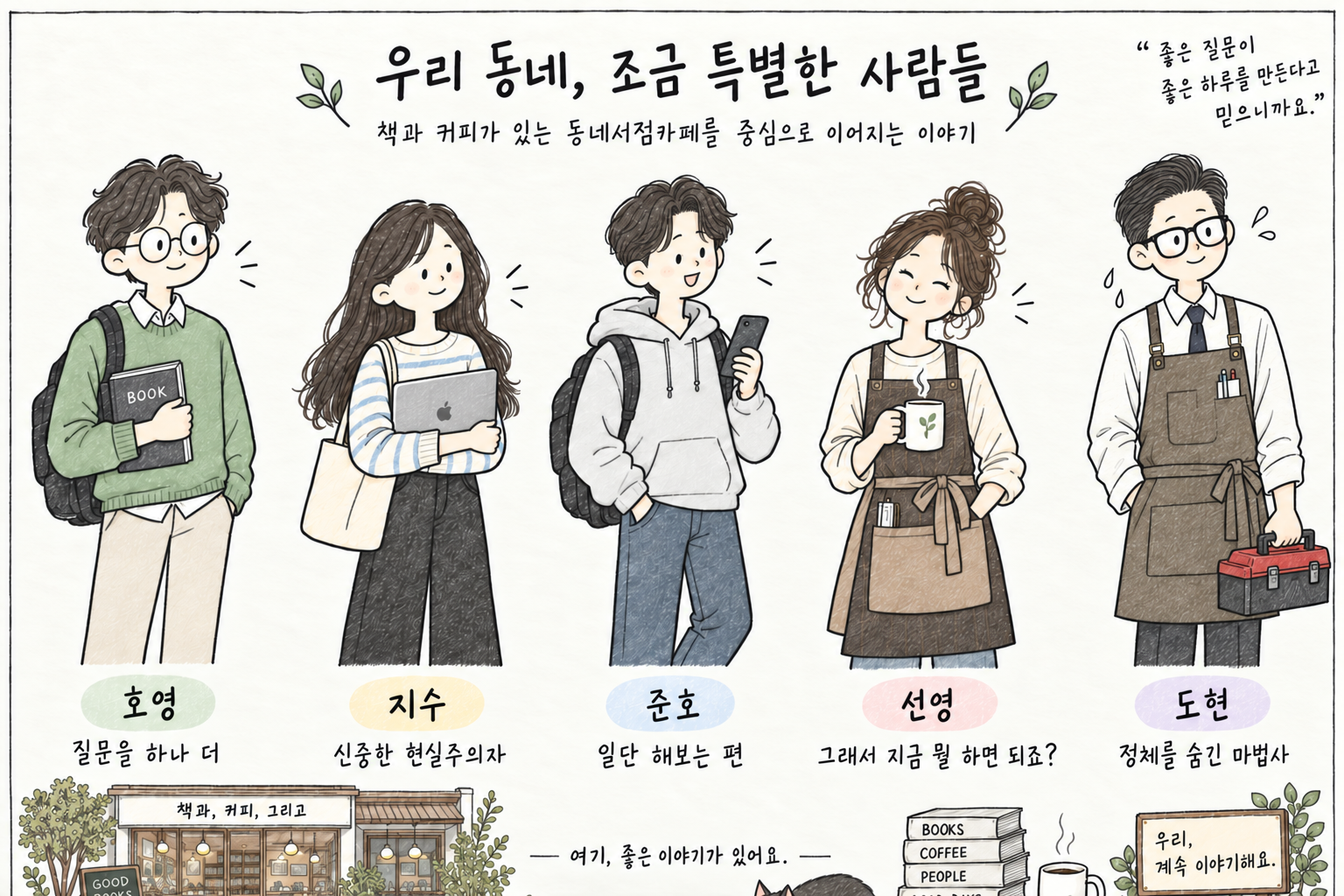 「우리 동네, 조금 특별한 사람들」 등장인물 소개