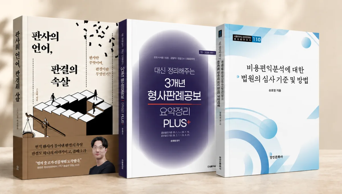 손호영 판사의 책 세 권